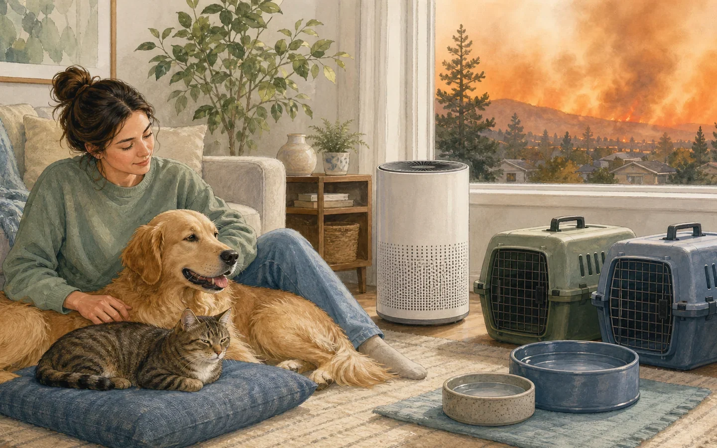 Heat and Wildfire Smoke: A Two-Hazard Summer Plan for Pets