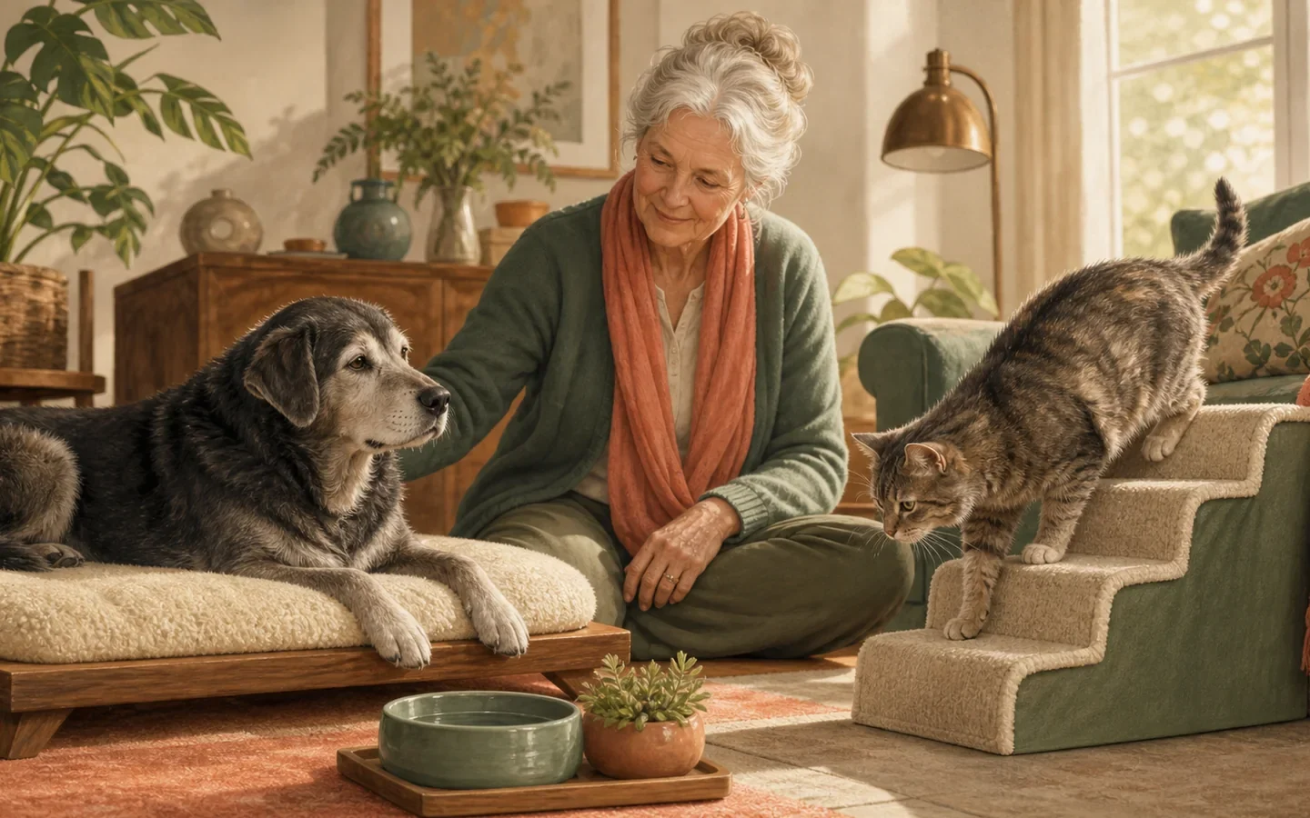 Senior Pet Care: Managing Arthritis, Cognitive Decline, and Quality of Life