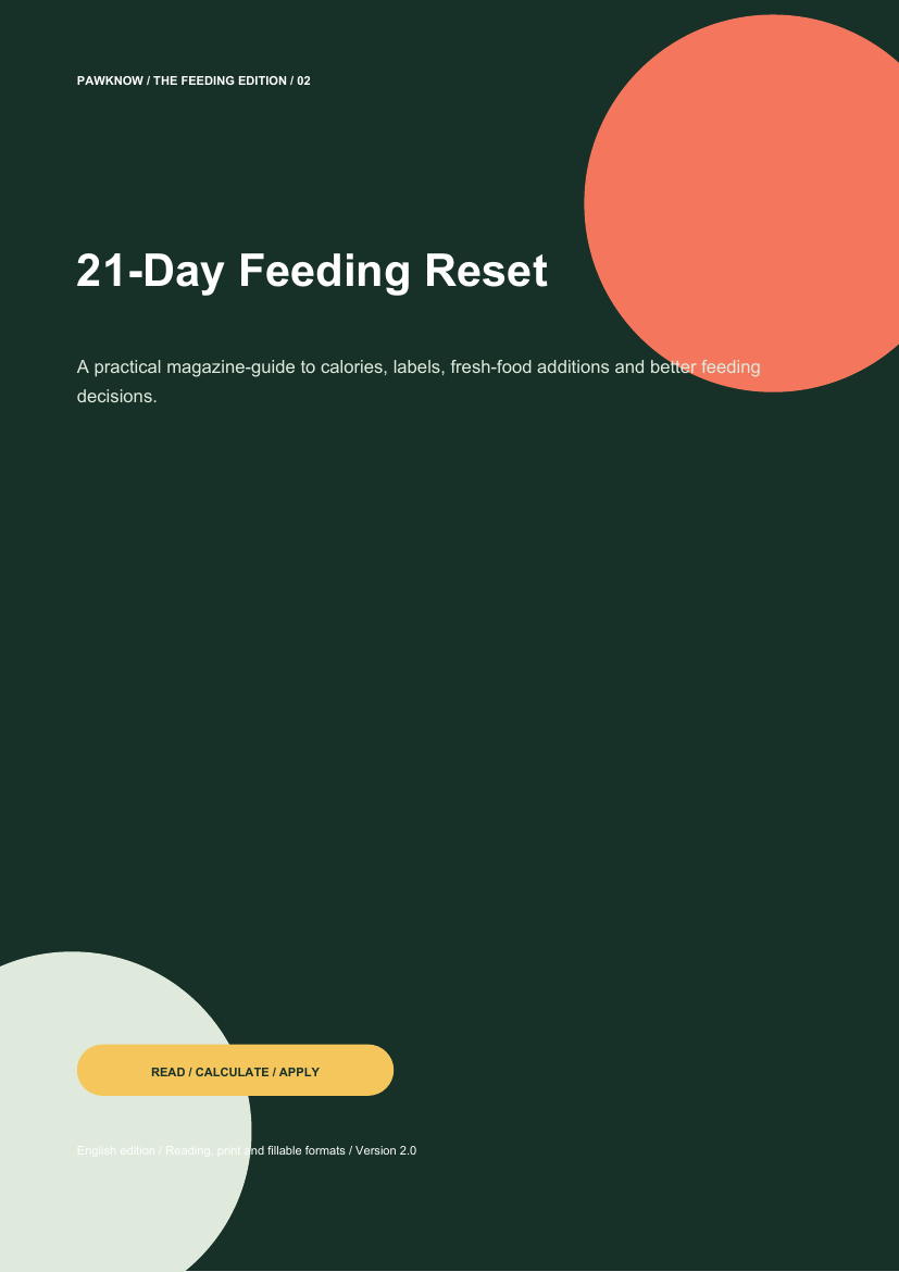 21-Day Feeding Reset PDF cover